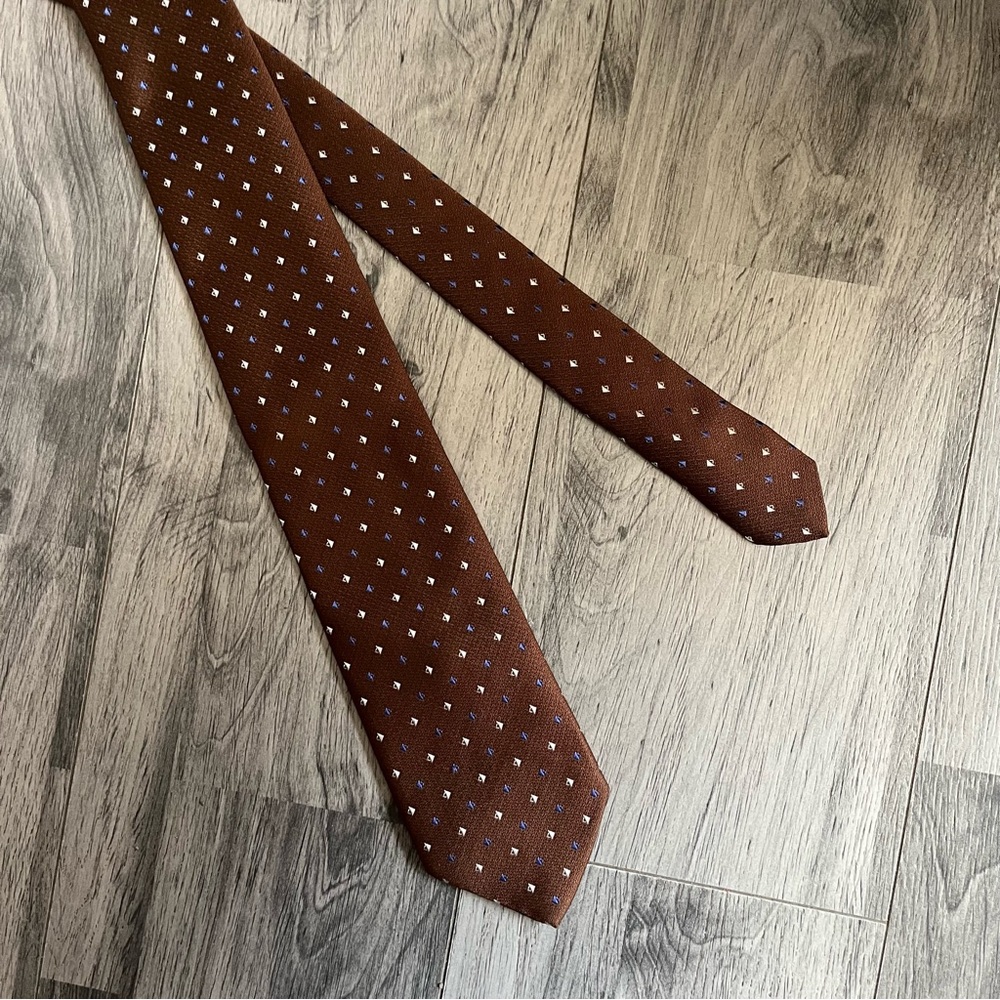 Eton- Neck Tie Brown Silk Made in England